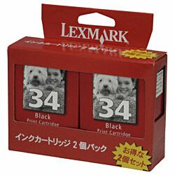 LEXMARK プリンタ消耗品 インク34×2個パック TPJPN02　