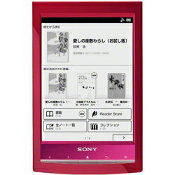 SONY PRS-T1-R(レッド) 電子書籍リーダー Reader Wi-Fiモデル 6型