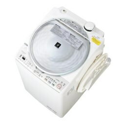 【設置】SHARP ES-TX810-S(シルバー系) 洗濯乾燥機 洗濯8kg/乾燥4.5kg