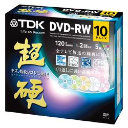 TDK DRW120HCDMA10A 録画用DVD-RW 2倍速 10枚