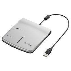 LOGITEC LDV-P8U2LSV(シルバー) DVD-ROMユニット USB2.0