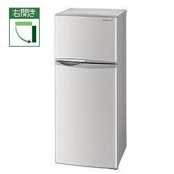 SHARP SJ-H12W-S(シルバー系) 直冷式 2ドア冷蔵庫 118L