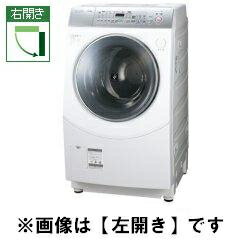 【設置】SHARP ES-V530-SR(シルバー系) ドラム式洗濯乾燥機 【右開き】 洗濯10kg/乾燥6kg
