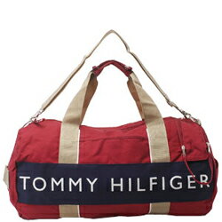 TOMMY HILFIGER L500080-RDN ダッフル ボストンバッグ レッド/ネイビー