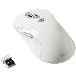 ナカバヤシ ワイヤレスレーザーマウス 5ボタン 2.4GHz ホワイト