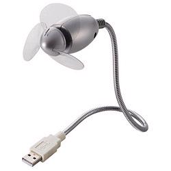 ELECOM FAN-U15SV(シルバー) USB扇風機