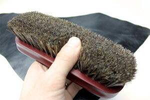 コロニル馬毛ブラシほこり払いやツヤ出しに!!コロニル馬毛ブラシ革のメンテナンスに最適です。【駅伝_関東】