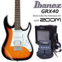 エレキギター初心者 アイバニーズ Ibanez GRX40 TFB入門セット16点【エレキギター初心者】【送料無料】
