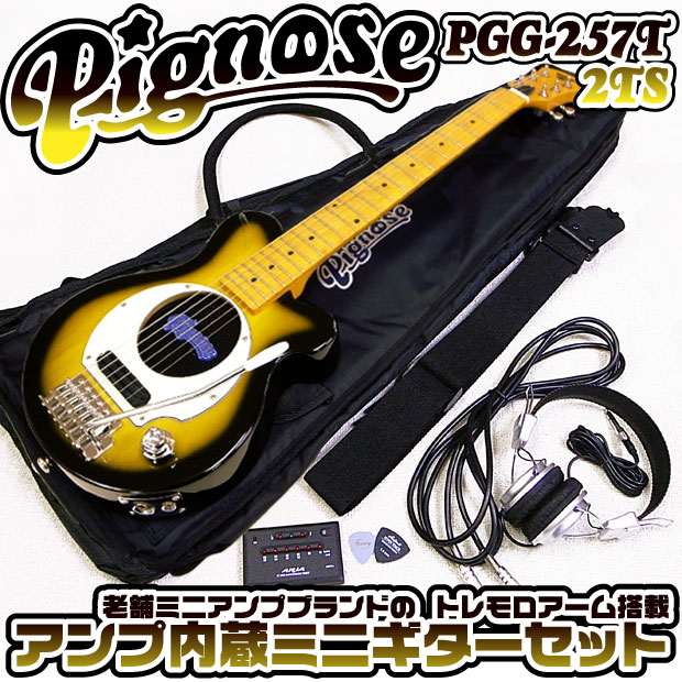 Pignose ピグノーズ PGG-257T 2TS アンプ内蔵ミニギターセット【送料無料】