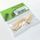 SCUD アコギ用ブリッジピン アイボリー F-0006 (プラスティック点入り) スカッド 【ネコポス(np)送料210円(ポスト投函)】 【代引きの場合送料¥450】 【旧速達メール便】