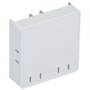 『送料無料』OHM スクエア電源タップ 4個口 ホワイト 00-6903 HS-A4PBT-W OAタップ コンセントタップ テーブルタップ 電源コード