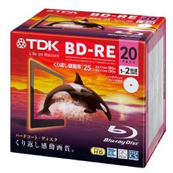 TDK BEV25PWA20A 録画用BD-RE 2倍速 20枚【在庫あり】【16時までのご注文完了で当日出荷可能！】