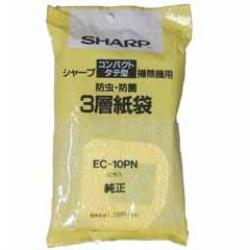 SHARP EC-10PN タテ型掃除機用 交換用紙パック（抗菌・10枚入）