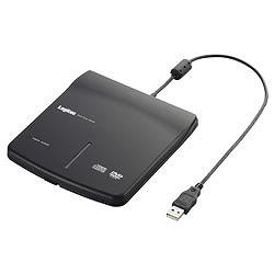 LOGITEC LDV-P8U2LBK(ブラック) DVD-ROMユニット USB2.0
