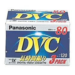 y敪Azy񂹁iʏ5xjzPanasonic AY-DVM80V3 MiniDVe[v 80 3{ AYDV...