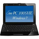 【16時までのご注文完了で当日出荷可能！】【在庫あり】ASUS EEEPC1005HE-W7BK / Eee PC 1005HE-WS250 クリスタルブラック EPC1005HEW7BK