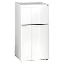 【設置／リサイクル】Haier JR-N100C-W(ホワイト) 2ドア冷蔵庫 98L
