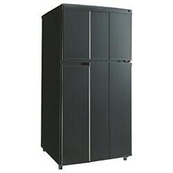 【設置／リサイクル】Haier JR-N100C-K(ブラック) 2ドア冷蔵庫 98L