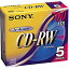 ソニー 5CDRW700D データ用 CD-RW 700MB 繰り返し記録 4倍速 5枚