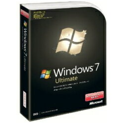 マイクロソフト Windows 7 Ultimateアップグレード Service Pack 1(32ビット・64ビットDVD同梱)　