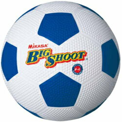 ミカサ F4-WBL(ホワイト/ブルー) サッカーボール4号ゴム