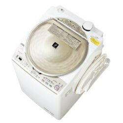 【設置／リサイクル】SHARP ES-TX910-N(ゴールド系) 洗濯乾燥機 洗濯9kg/乾燥4.5kg　