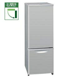 【設置／リサイクル】Panasonic NR-B174W-S（シルバー） ファン式 2ドア冷凍冷蔵庫 168L