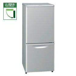 【設置】Panasonic NR-B144W-S(シルバー) ファン式 2ドア冷凍冷蔵庫 138L