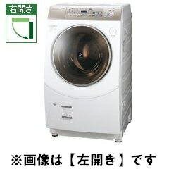 【設置／リサイクル】SHARP ES-V530-NR(ゴールド系) ドラム式洗濯乾燥機 【右開き】 洗濯10kg/乾燥6kg
