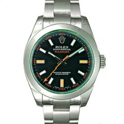 ROLEX 116400GV-BK(ブラック) グリーンガラス メンズ