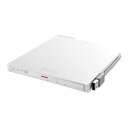 バッファロー DVSM-PTS58U2-WHD USB2.0用 ポータブルDVDドライブ Surface対応 スリム ホワイト
