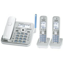 Panasonic VE-GD51DW-S(シルバー)コードレス電話機 子機2台【在庫あり】【15時までのご注文完了で当日出荷可能！】