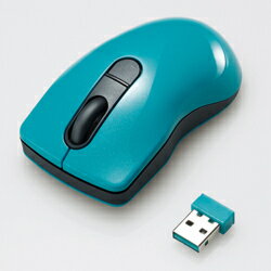 ELECOM M-PG3DLBU(ブルー) ワイヤレス レーザーマウス 3ボタン USB