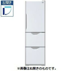 【設置／リサイクル】HITACHI R-S30CMVL-HM(メタリックグレー) 3ドア冷蔵庫 【左開き】 302L