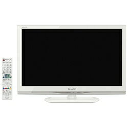 　【設置】SHARP LC-22K20-W(ホワイト) AQUOS(アクオス) フルハイビジョン液晶テレビ 22V型
