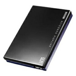 IODATA HDPC-UT500K USB3.0/2.0対応 外付けポータブルHDD 500GB (ブラック×ブルー)