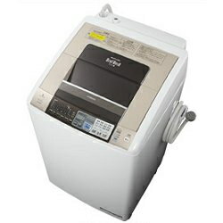 【設置／リサイクル】HITACHI BW-D8PV-N(シャンパン) 洗濯乾燥機 洗濯8kg/乾燥4.5kg ビートウォッシュ