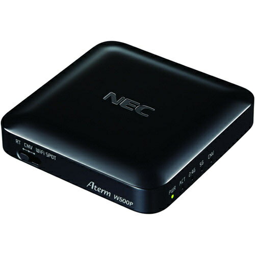 NEC PA-W500P-B(ブラック) AtermW500P Wi-Fiポータブルルータ…...:ec-current:11619264