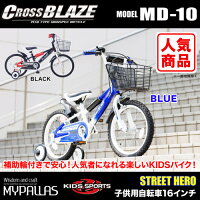 マイパラス MD-10 ブルー 子供用自転車 16インチの画像