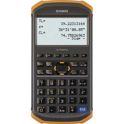 【長期保証付】CASIO fx-FD10 Pro 土木測量専業電卓...:ec-current:11841639