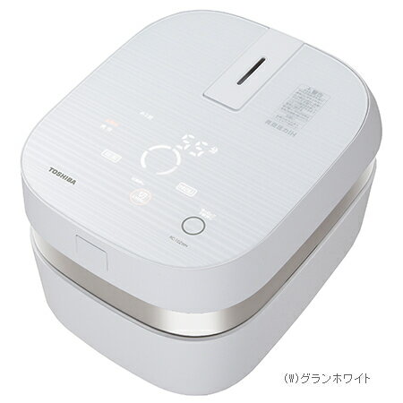 東芝 RC-10ZWH-W(グランホワイト) 真空圧力かまど炊き IH炊飯器 5.5合...:ec-current:11862508