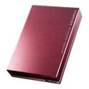 IODATA HDPC-UT2DBBR(ボルドー) 超高速カクうす ポータブルハードディスク 2TB USB 3.0/2.0