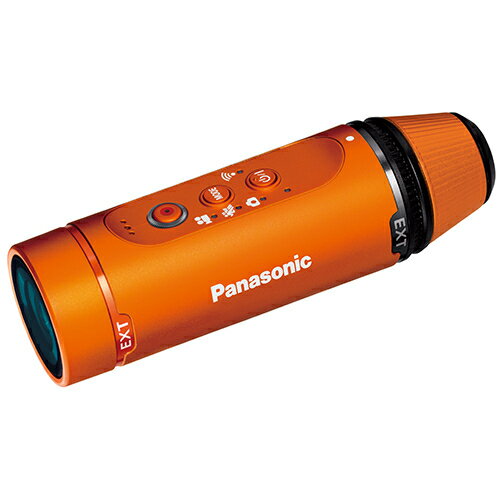 パナソニック HX-A1H-D(オレンジ) ウェアラブルカメラ...:ec-current:11897116