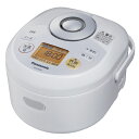 【長期保証付】パナソニック SR-KA055-W(ホワイト) IH炊飯器 3合