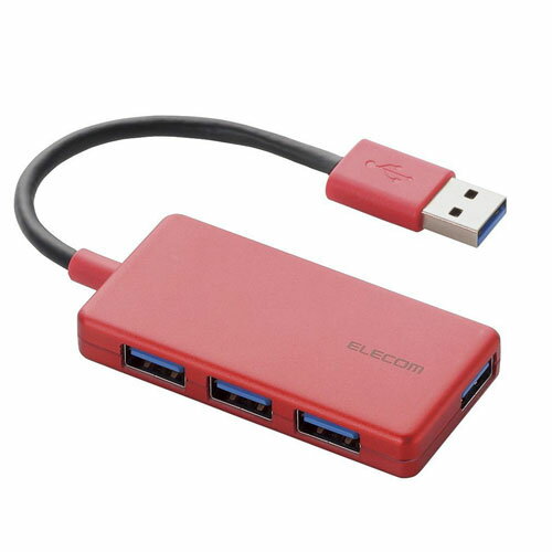 エレコム U3H-A416BRD 4ポートUSB3.0ハブ(コンパクトタイプ)...:ec-current:12333145