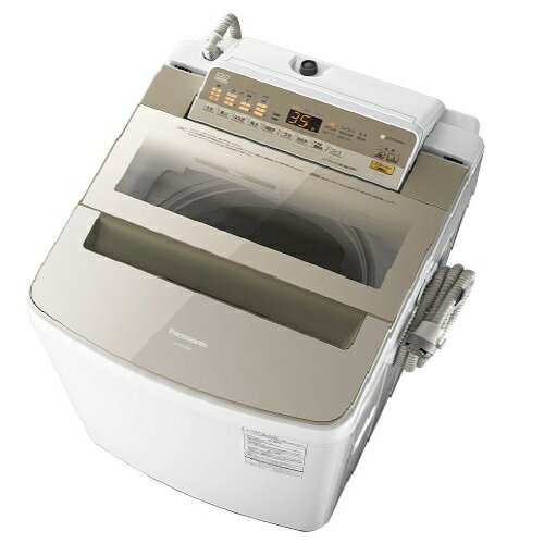 パナソニック NA-FA100H5-N(シャンパン) 全自動洗濯機 上開き 洗濯10kg