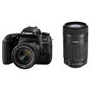 【長期保証付】キヤノン CANON 2420万画素 Bluetooth対応 デジタル一眼レフカメラ 標準ズームレンズ 望遠ズームレンズ 付属 EOS 9000D ダブルズームキット