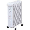 アイリスオーヤマ KWOH-120C-W(ホワイト) ウェーブ型オイルヒーター 1200W