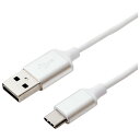 ミヨシ SCC-S202/WH(ホワイト) USB Type-C ケーブル 極細スリムタイプ 2m
