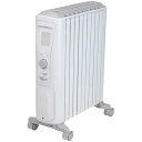 デロンギ RHJ75V0915-GY(ピュアホワイト+シルクグレー) ベルカルドオイルヒーター 1500W